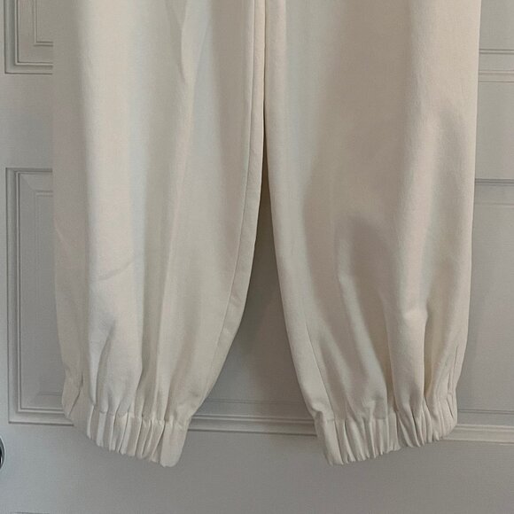 Tibi Chalky Drape Plashet Jogger- Regular- White- SR - Picture 3 of 13